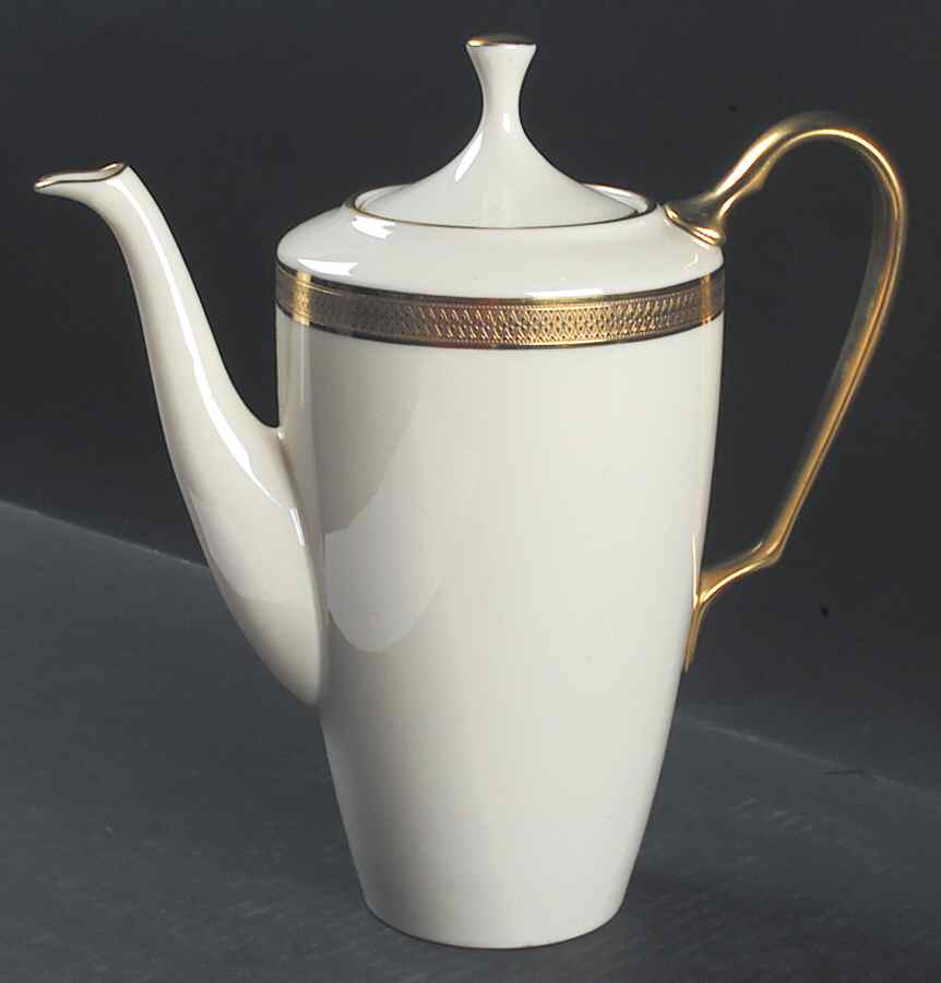 Lowell (Gold Backstamp) Coffee Pot & Lid by Lenox-1