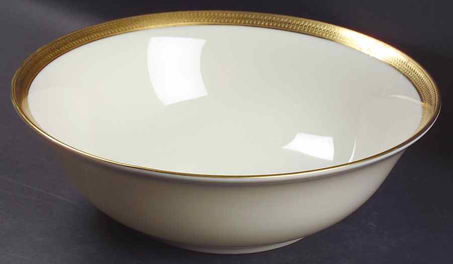 Lowell (Gold Backstamp) 9" Round Vegetable Bowl by Lenox-1