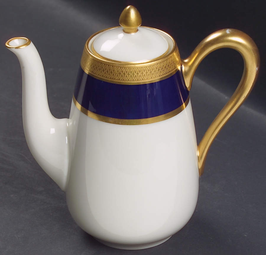 Lowell Cobalt Blue Individual Coffee Pot & Lid by Lenox-1