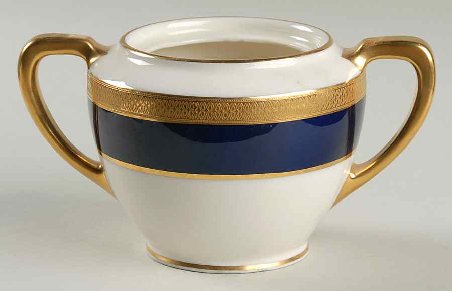 Lowell Cobalt Blue Sugar Bowl No Lid by Lenox-1