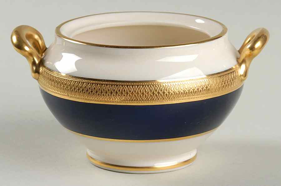 Lowell Cobalt Blue Sugar Bowl No Lid by Lenox-1