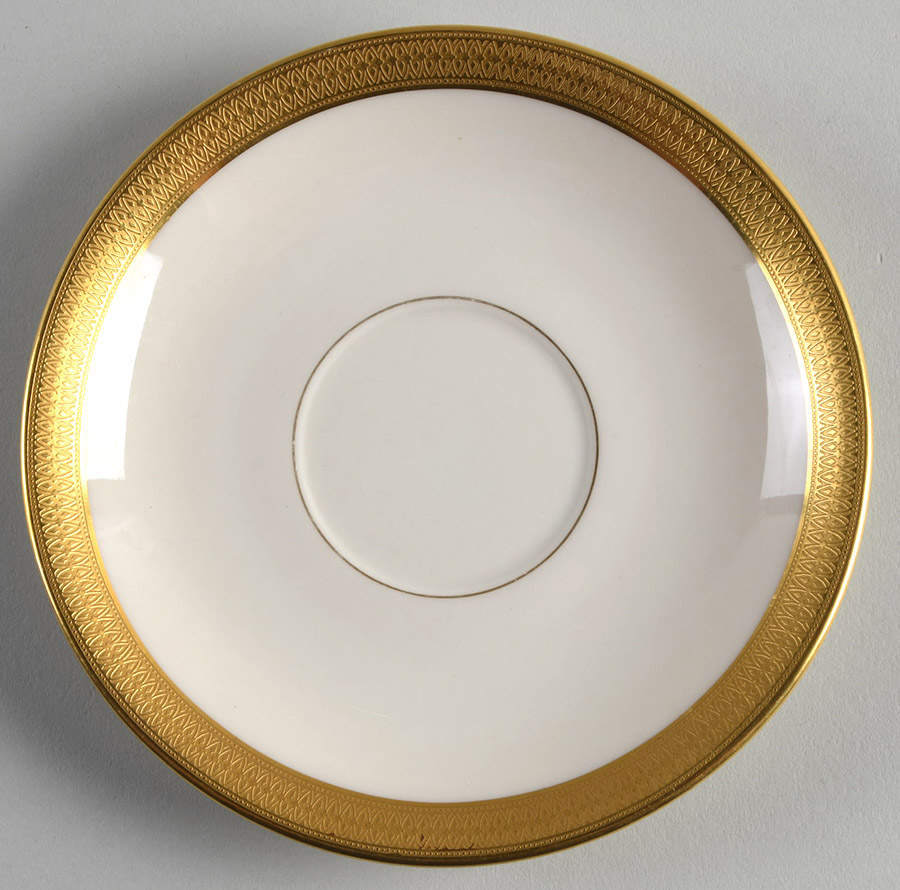 Lowell (Green Backstamp) Saucer for Footed Cup by Lenox-1
