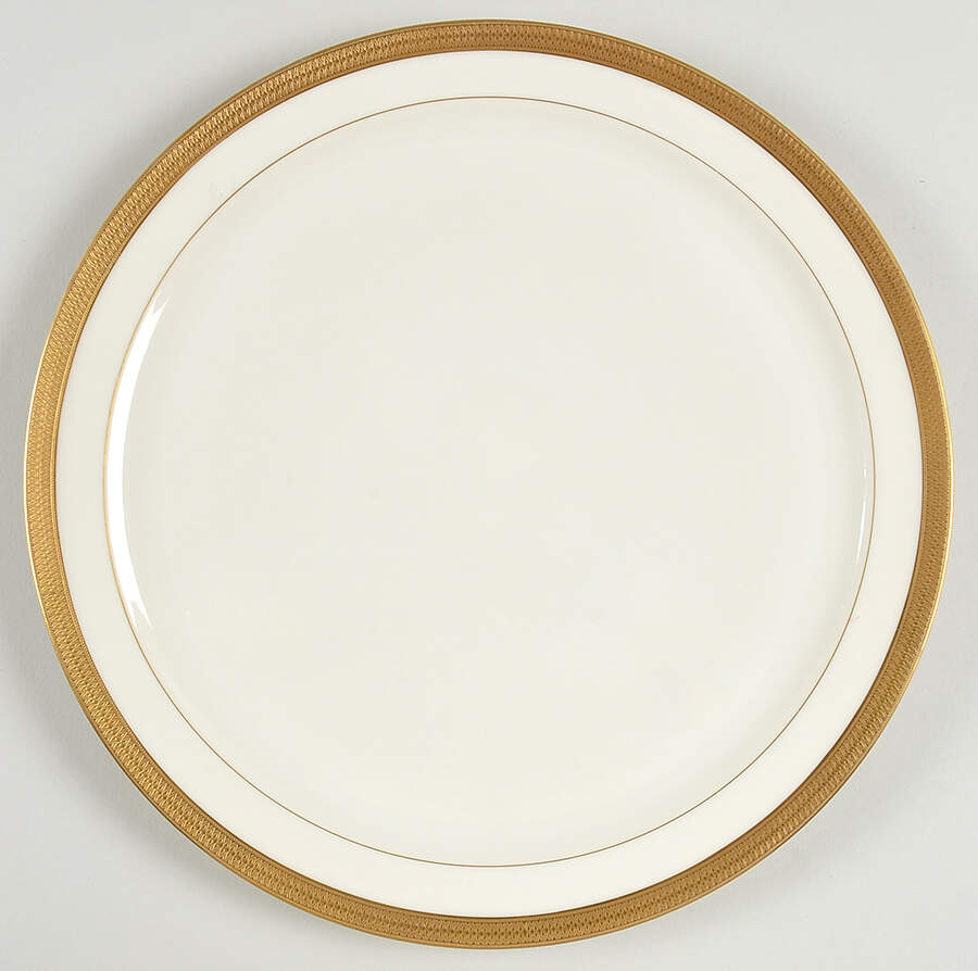 Lowell (Green Backstamp) 12" Chop Plate (Round Platter) by Lenox-1