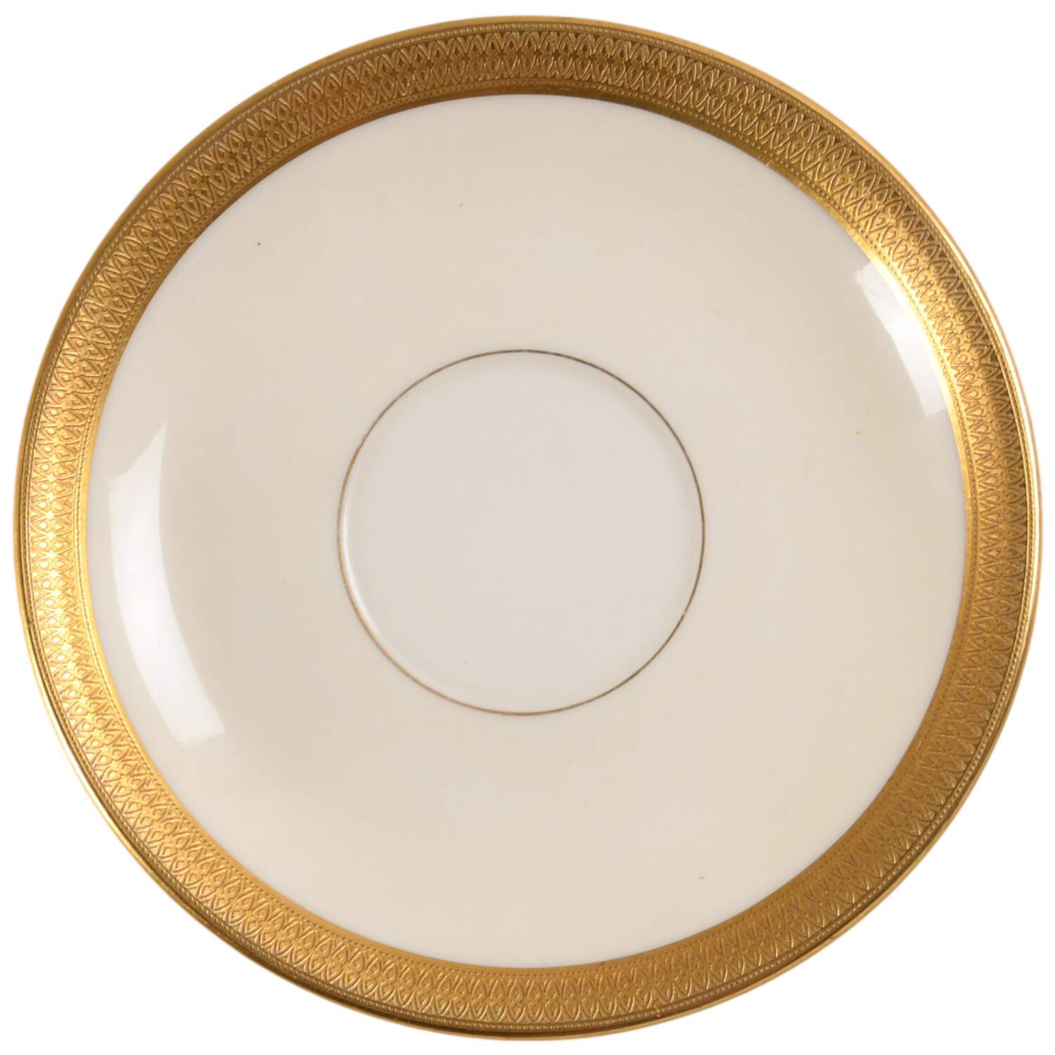 Lowell (Green Backstamp) Saucer for Footed Cup by Lenox-1