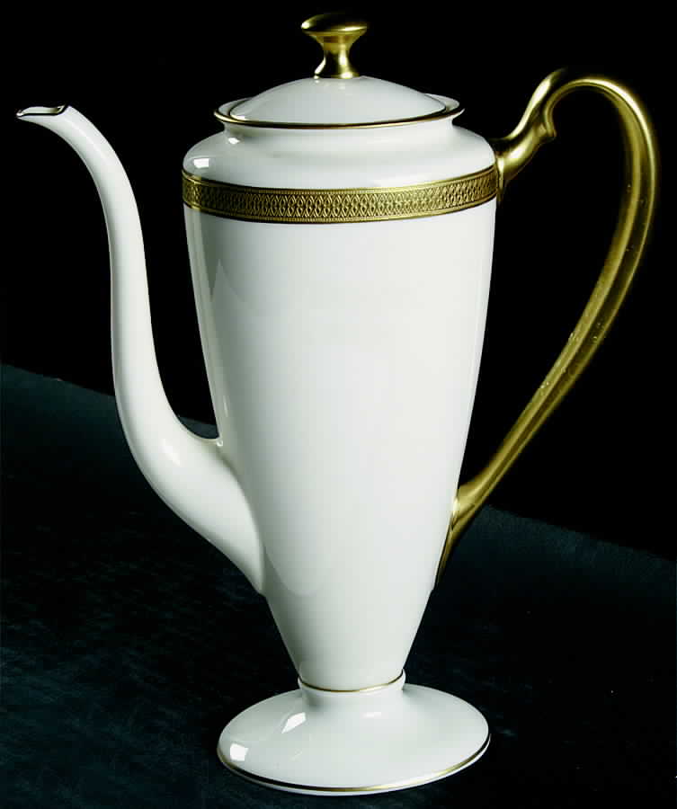 Lowell (Green Backstamp) Coffee Pot & Lid by Lenox-1