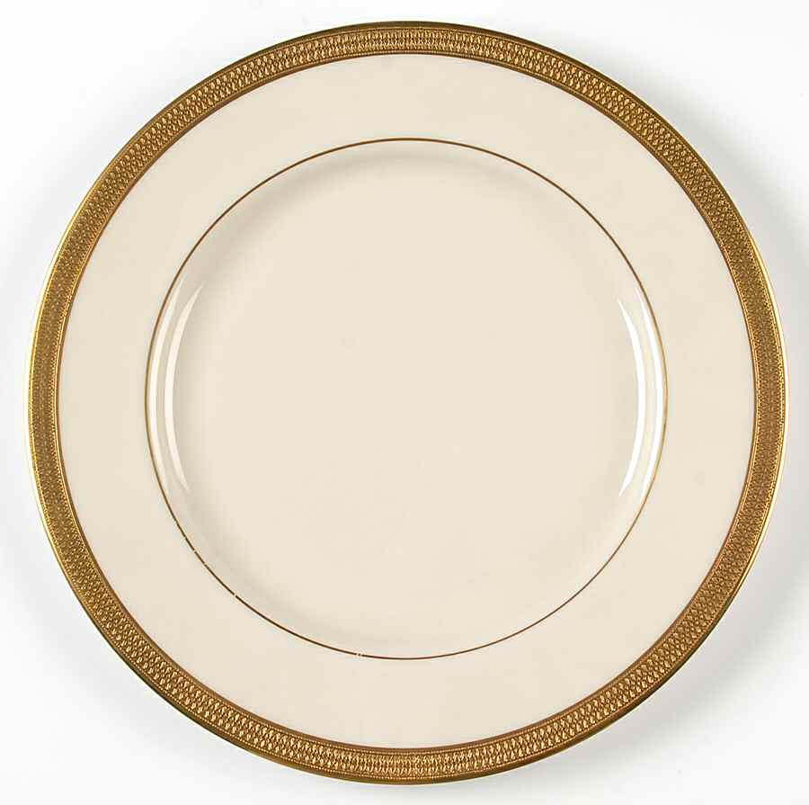 Lowell (Green Backstamp) Service Plate (Charger) by Lenox-1