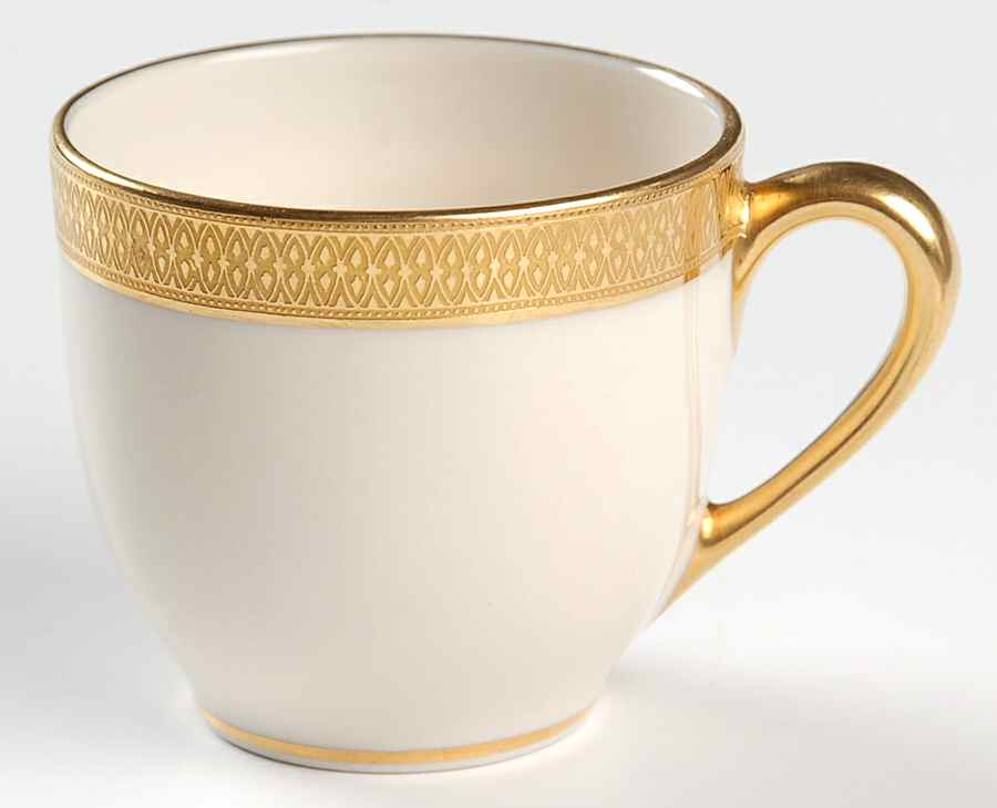 Lowell (Green Backstamp) Flat Demitasse Cup by Lenox-1