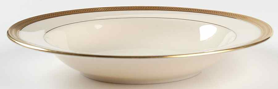 Lowell (Green Backstamp) Large Rim Soup Bowl by Lenox-1