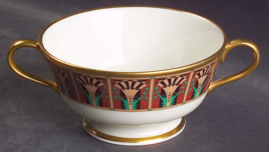 Lucia Footed Cream Soup Bowl by Lenox-1