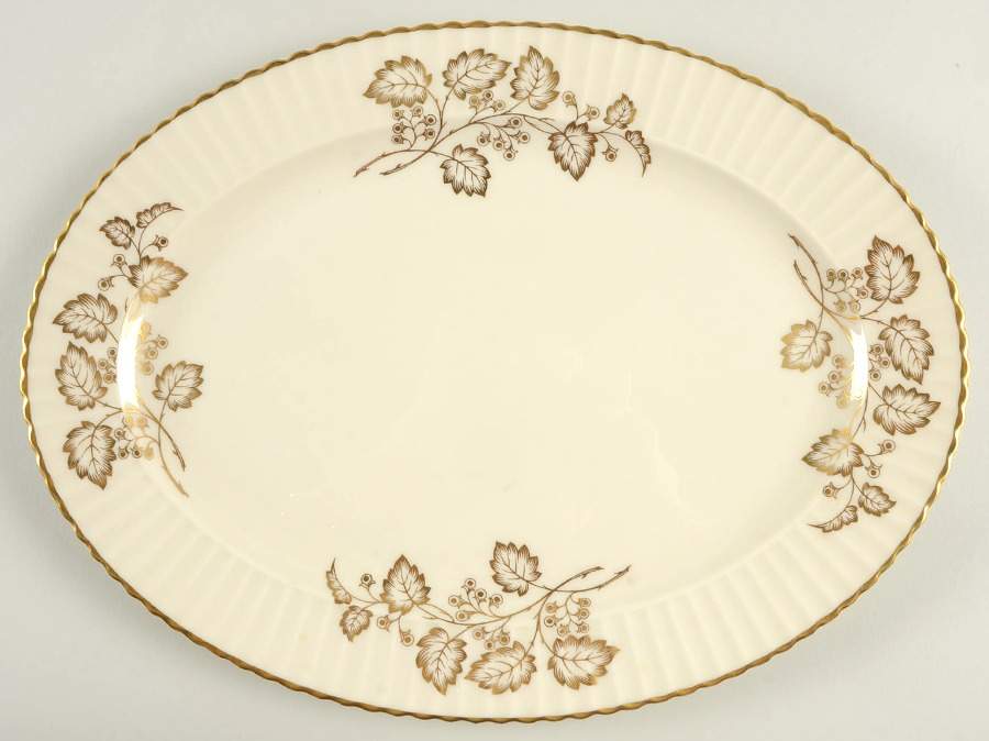 Lyric 13" Oval Serving Platter by Lenox-1