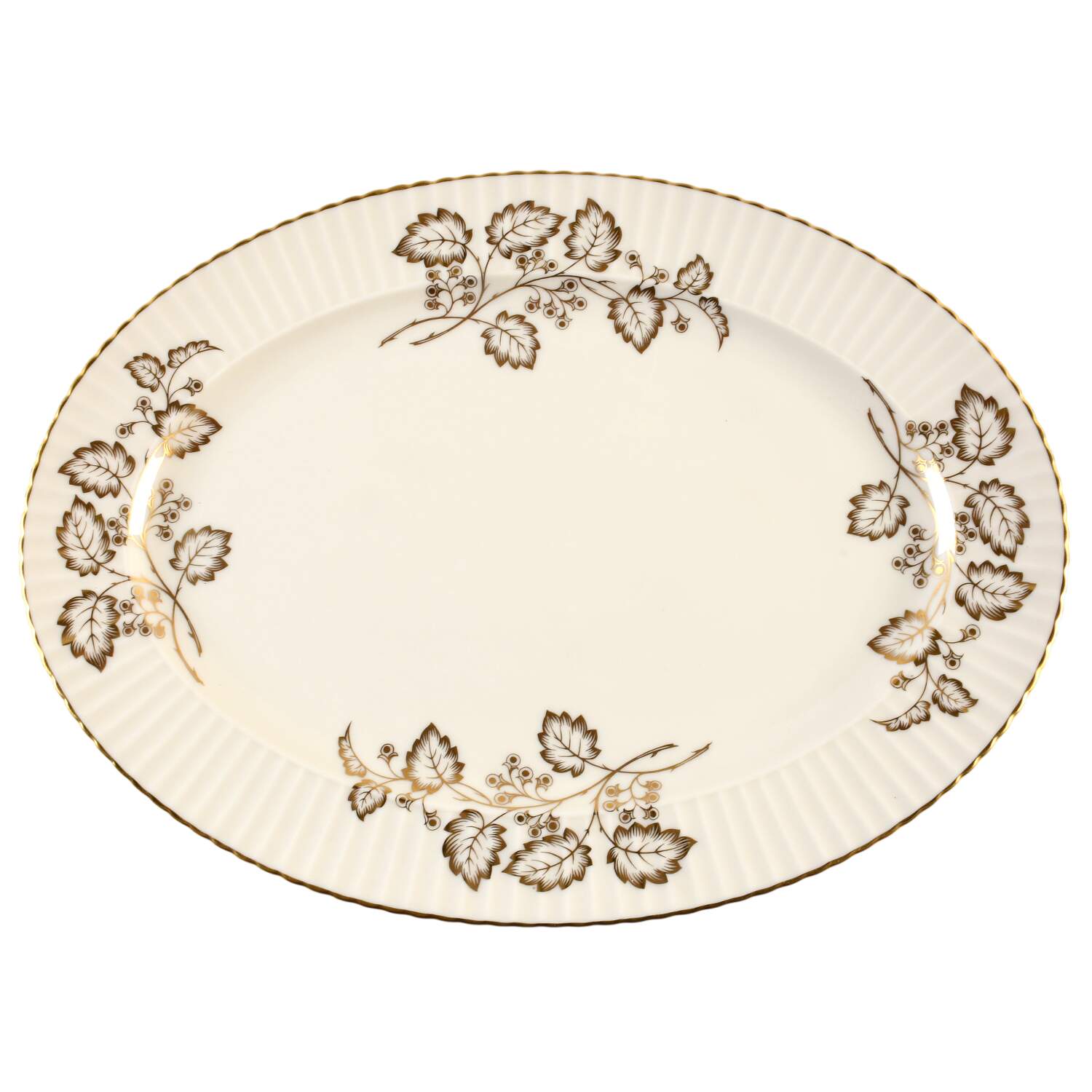Lyric 15" Oval Serving Platter by Lenox-1