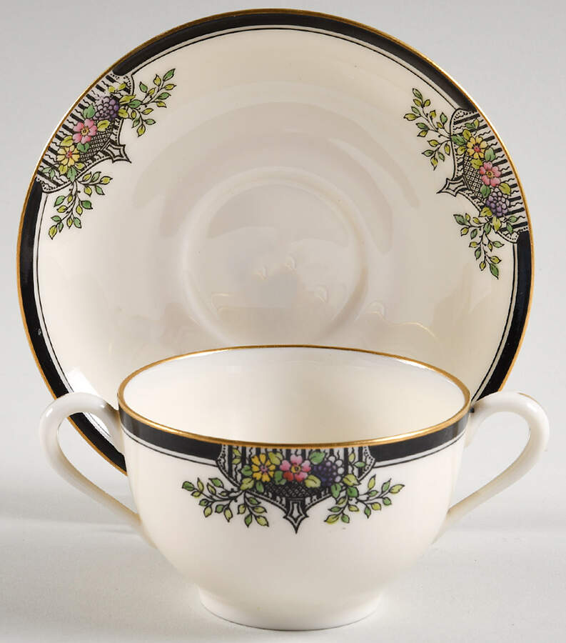 M14 Bouillon Cup & Saucer by Lenox-1