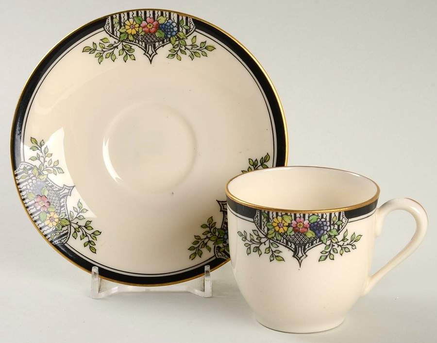M14 Flat Demitasse Cup & Saucer Set by Lenox-1
