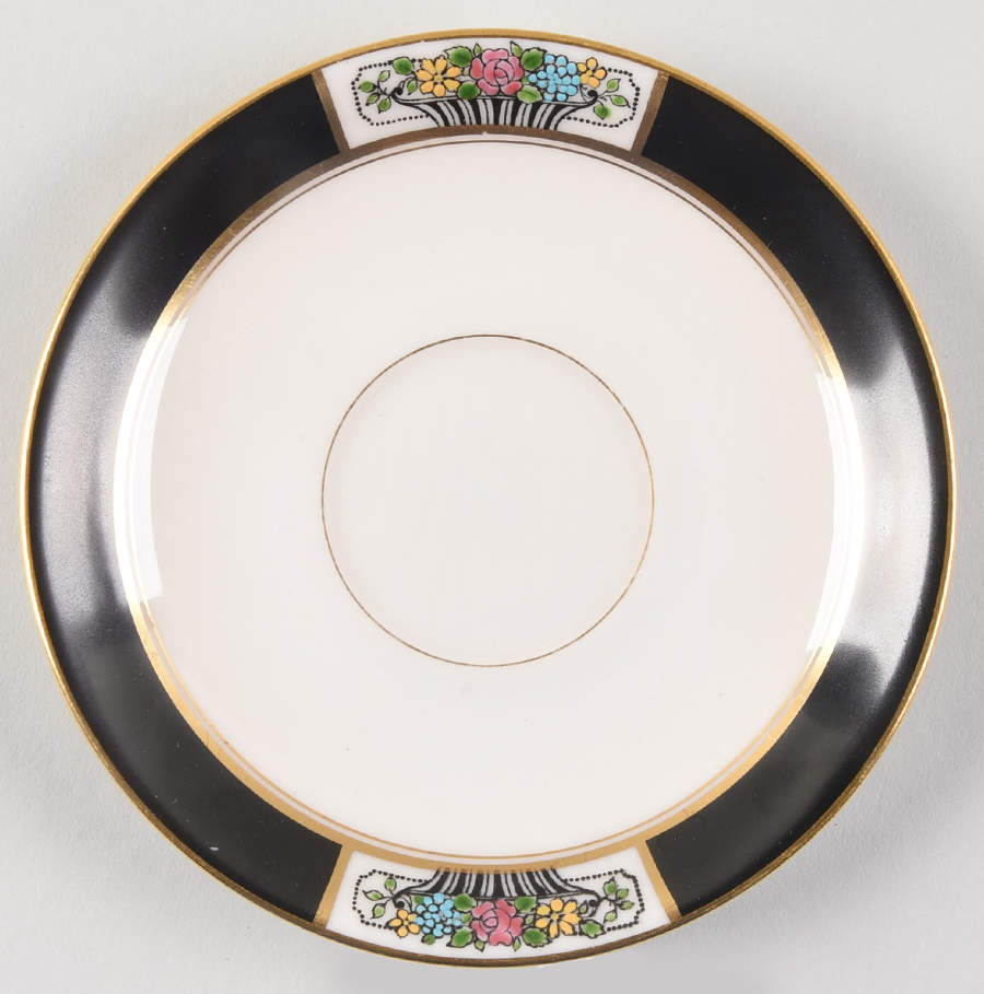 Meadowbrook Black Saucer by Lenox-1