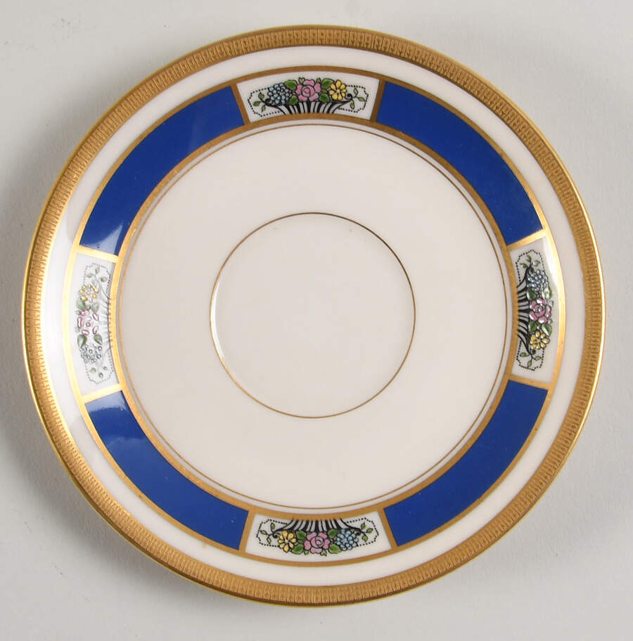 M71 Chinese Blue Saucer by Lenox-1