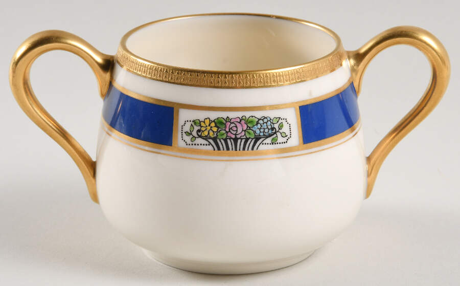 M71 Chinese Blue Mini Open Sugar Bowl by Lenox-1