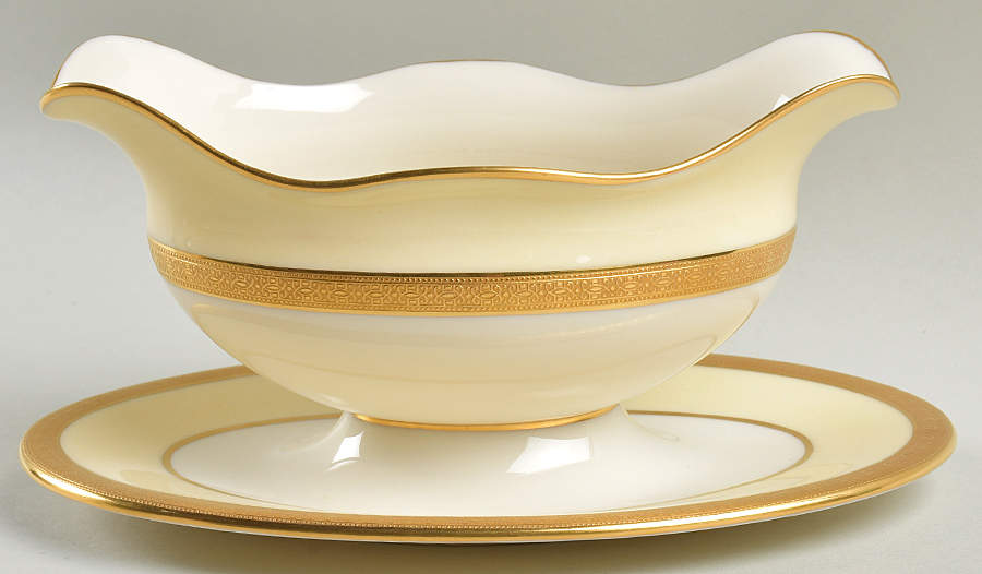 Madison Gravy Boat with Attached Underplate by Lenox-1