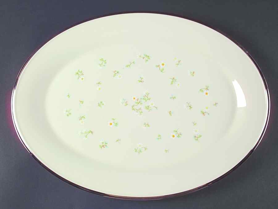 May Flowers 17" Oval Serving Platter by Lenox-1