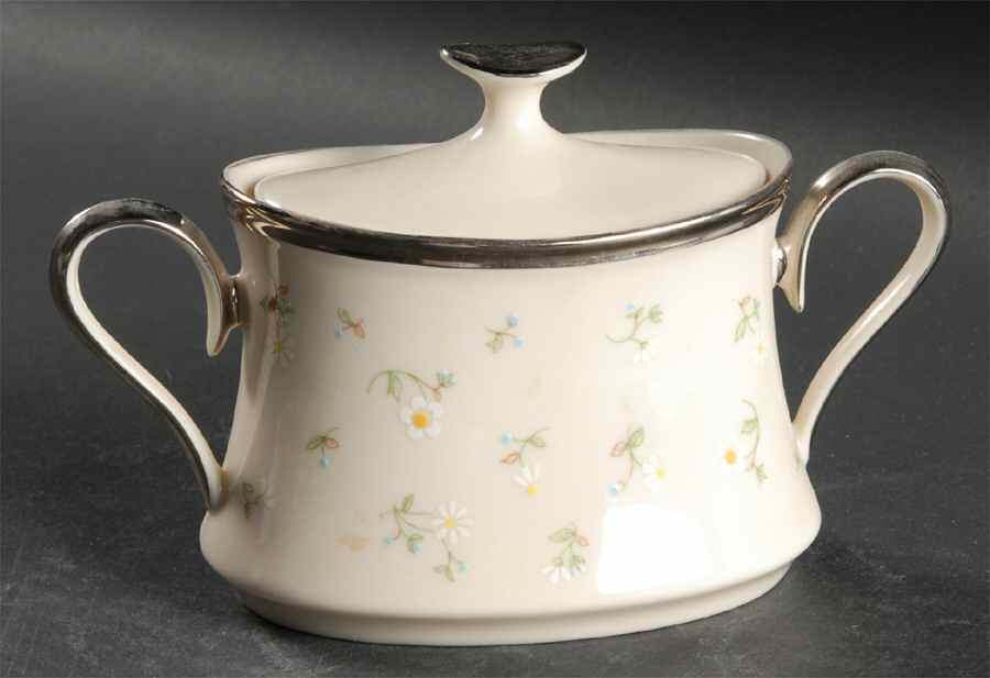 May Flowers Sugar Bowl & Lid by Lenox-1