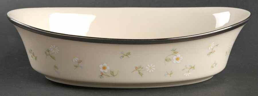 May Flowers 10" Oval Vegetable Bowl by Lenox-1
