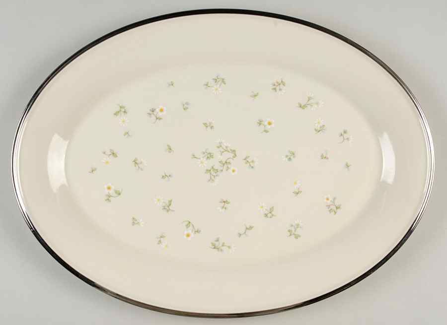 May Flowers 16" Oval Serving Platter by Lenox-1
