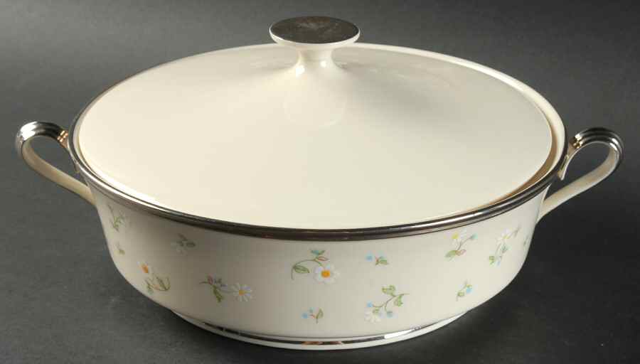 May Flowers Round Covered Vegetable by Lenox-1