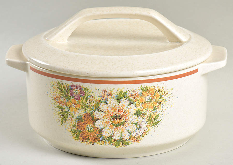 Magic Garden 1.25 Qt Round Covered Casserole by Lenox-1