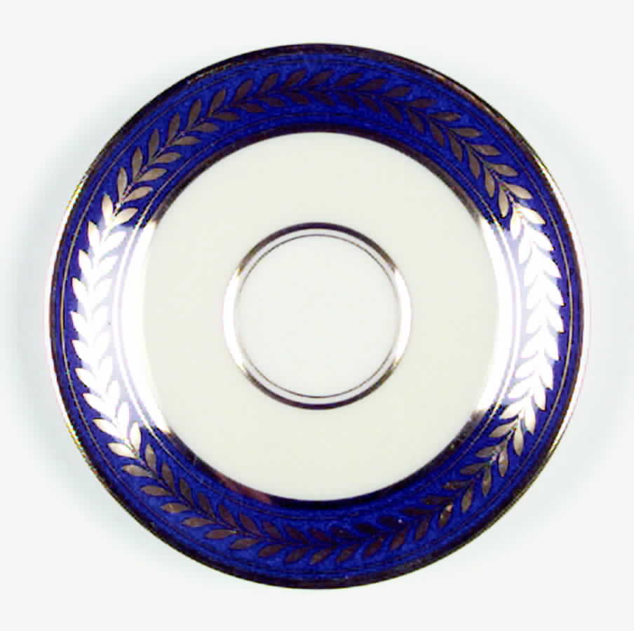 Malmaison Cobalt Blue Saucer for Demitasse Cup by Lenox-1