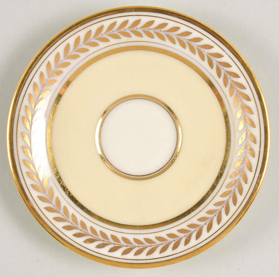 Malmaison Ivory Saucer for Demitasse Cup by Lenox-1