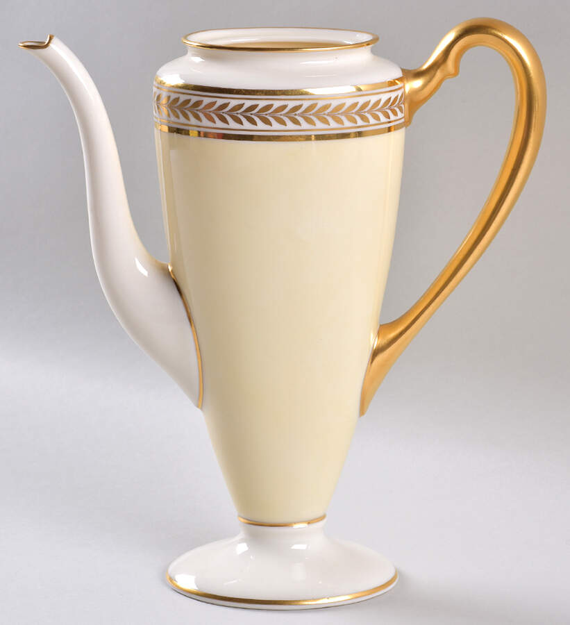 Malmaison Ivory Coffee Pot No Lid by Lenox-1