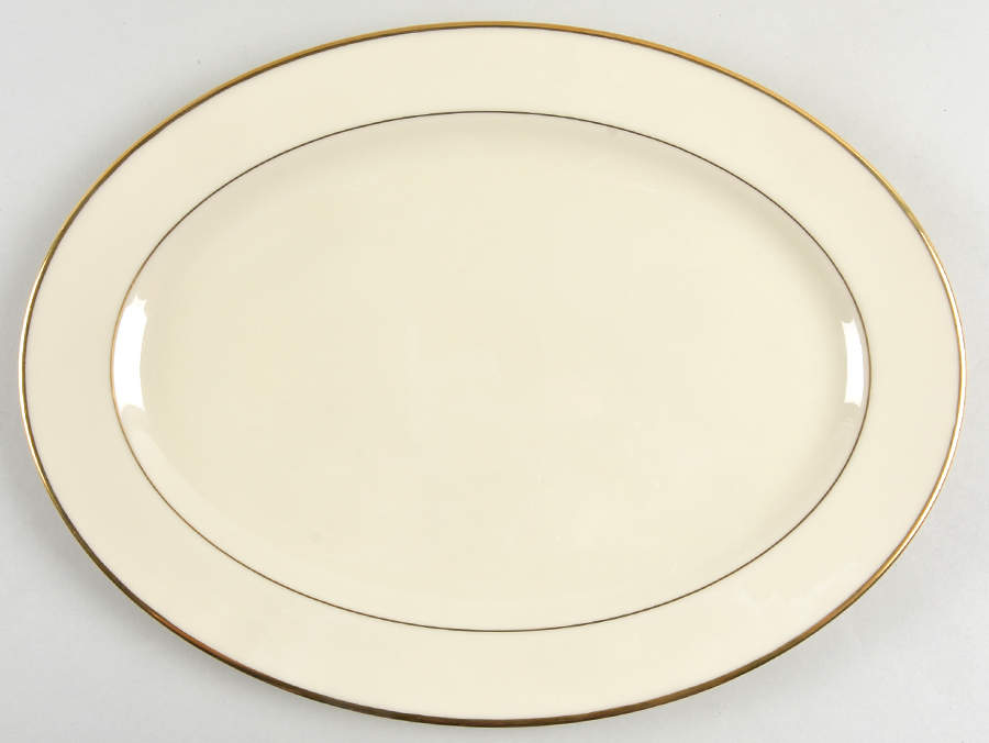 Mansfield 13" Oval Serving Platter by Lenox-1