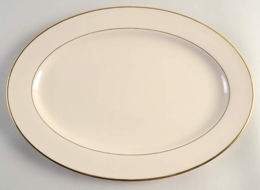 Mansfield 16" Oval Serving Platter by Lenox-1