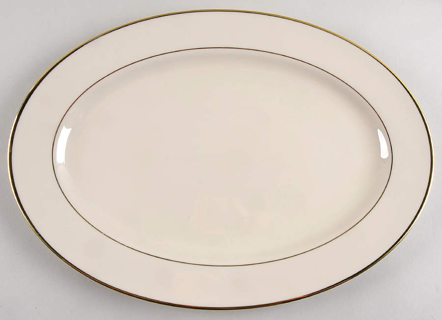 Mansfield 16" Oval Serving Platter by Lenox-1