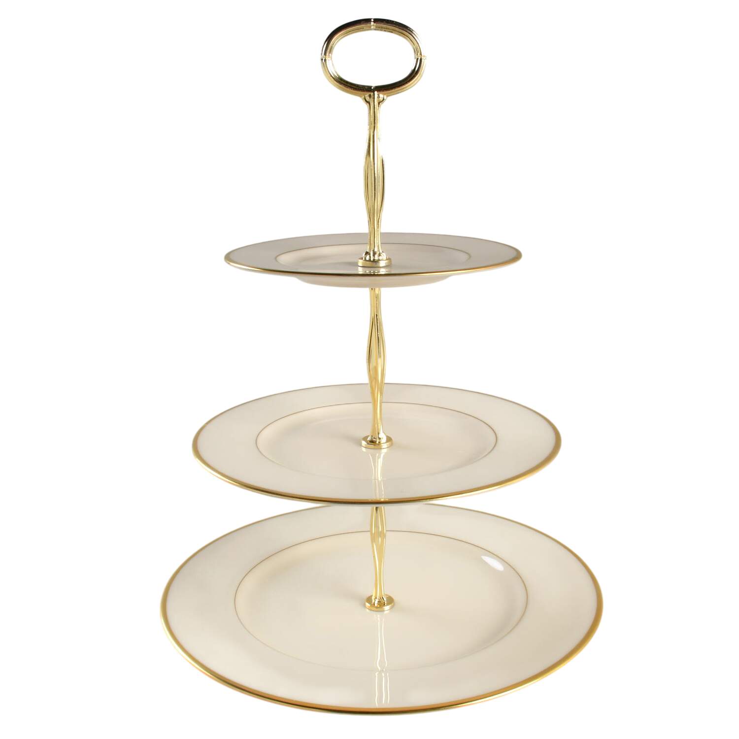Mansfield 13 7/8"-14 1/4" 3-Tiered Serving Tray(DP,SP,BB) HC by Lenox-1