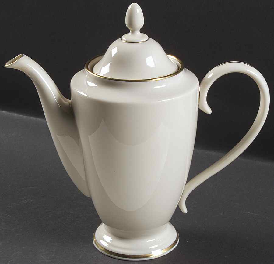 Mansfield 1999 Shape Coffee Pot & Lid by Lenox-1