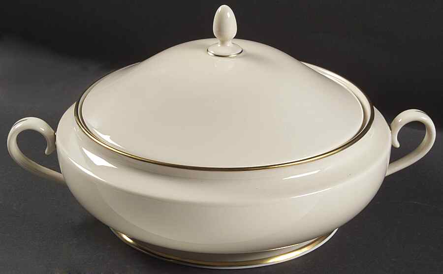 Mansfield 1999 Shape Round Covered Vegetable by Lenox-1