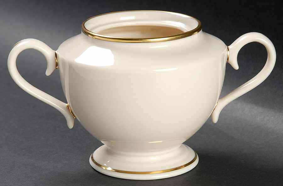 Mansfield 1999 Shape Sugar Bowl No Lid by Lenox-1