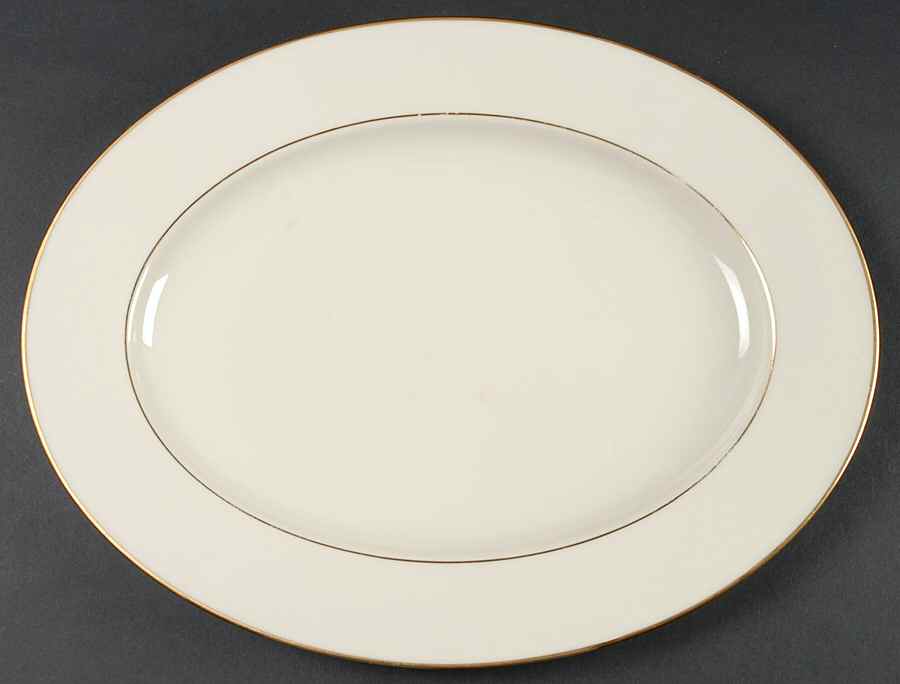 Mansfield 15" Oval Serving Platter by Lenox-1