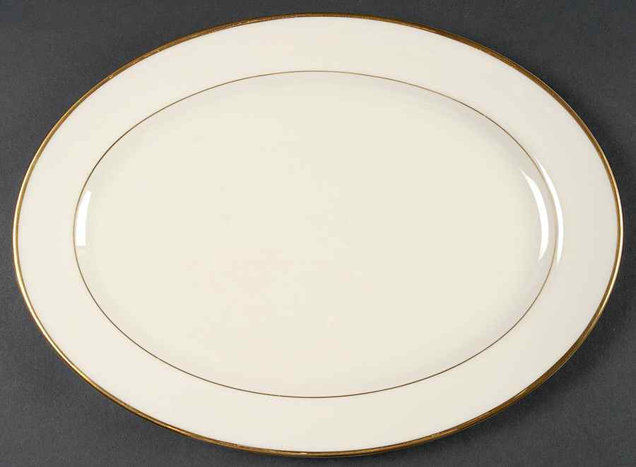Mansfield 13" Oval Serving Platter by Lenox-1