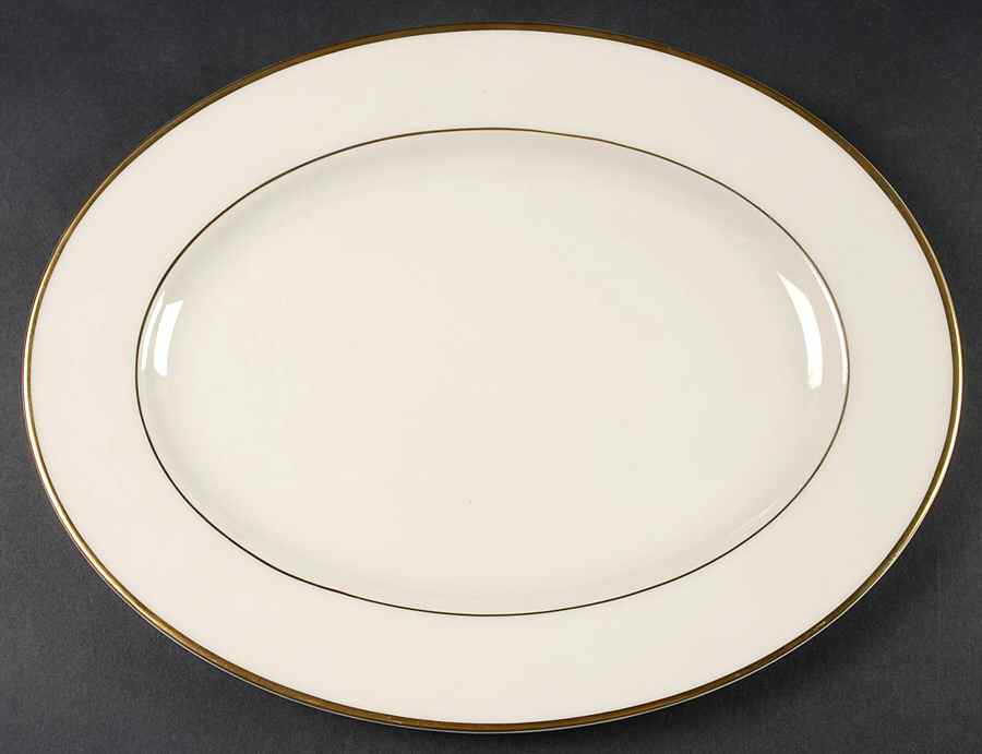 Mansfield 13" 99 Shape Oval Serving Platter by Lenox-1