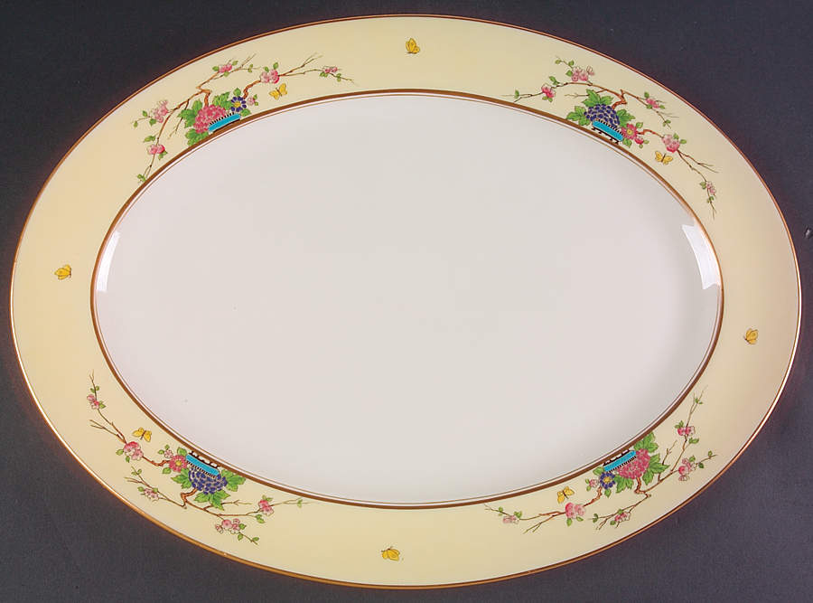 Mandarin 18" Oval Serving Platter by Lenox-1
