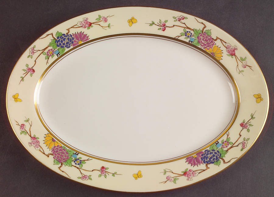 Mandarin 11" Oval Serving Platter by Lenox-1