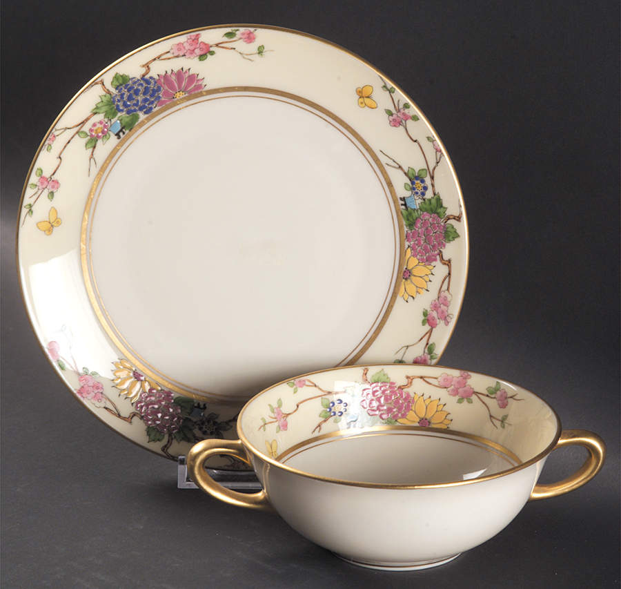 Mandarin Flat Cream Soup & Saucer Set by Lenox-1