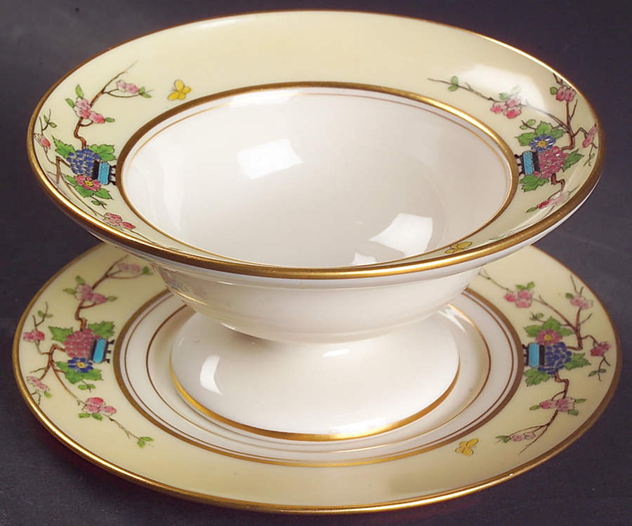 Mandarin Mayonnaise Bowl & Underplate by Lenox-1