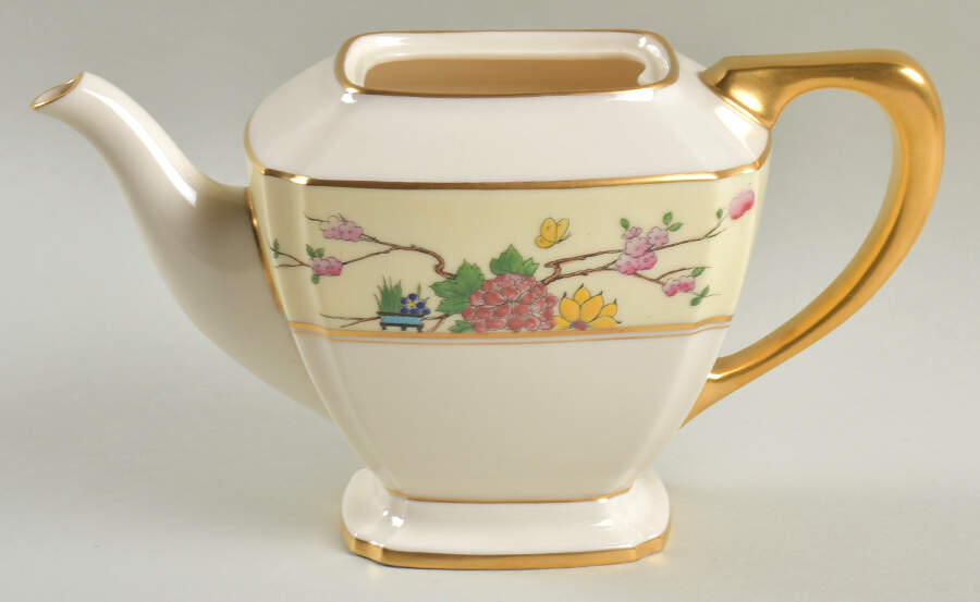 Mandarin Teapot No Lid by Lenox-1