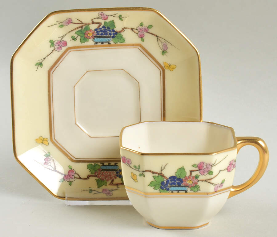 Mandarin Flat Demitasse Cup & Saucer Set by Lenox-1
