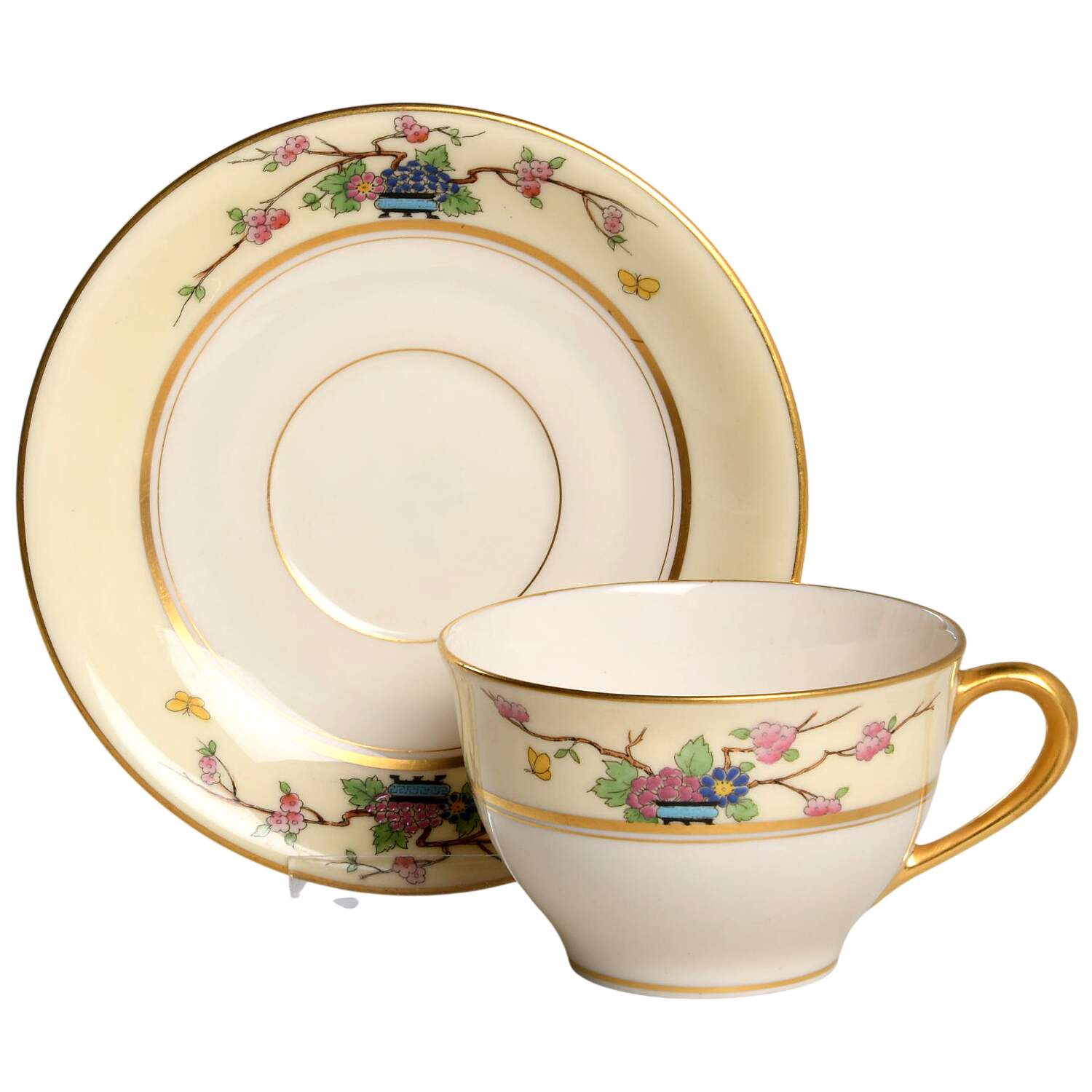 Mandarin Flat Cup & Saucer Set by Lenox-1