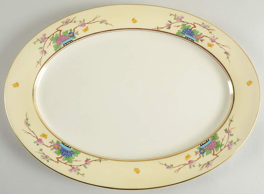 Mandarin 17" Oval Serving Platter by Lenox-1