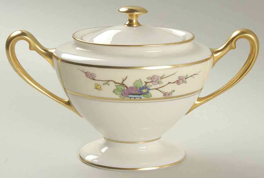 Mandarin Shape 743 Sugar Bowl & Lid by Lenox-1