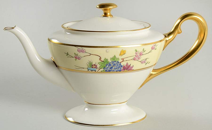 Mandarin Teapot & Lid by Lenox-1